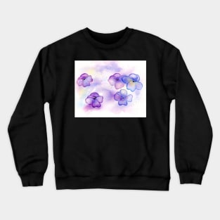 Soft Violets in Watercolor2 Crewneck Sweatshirt